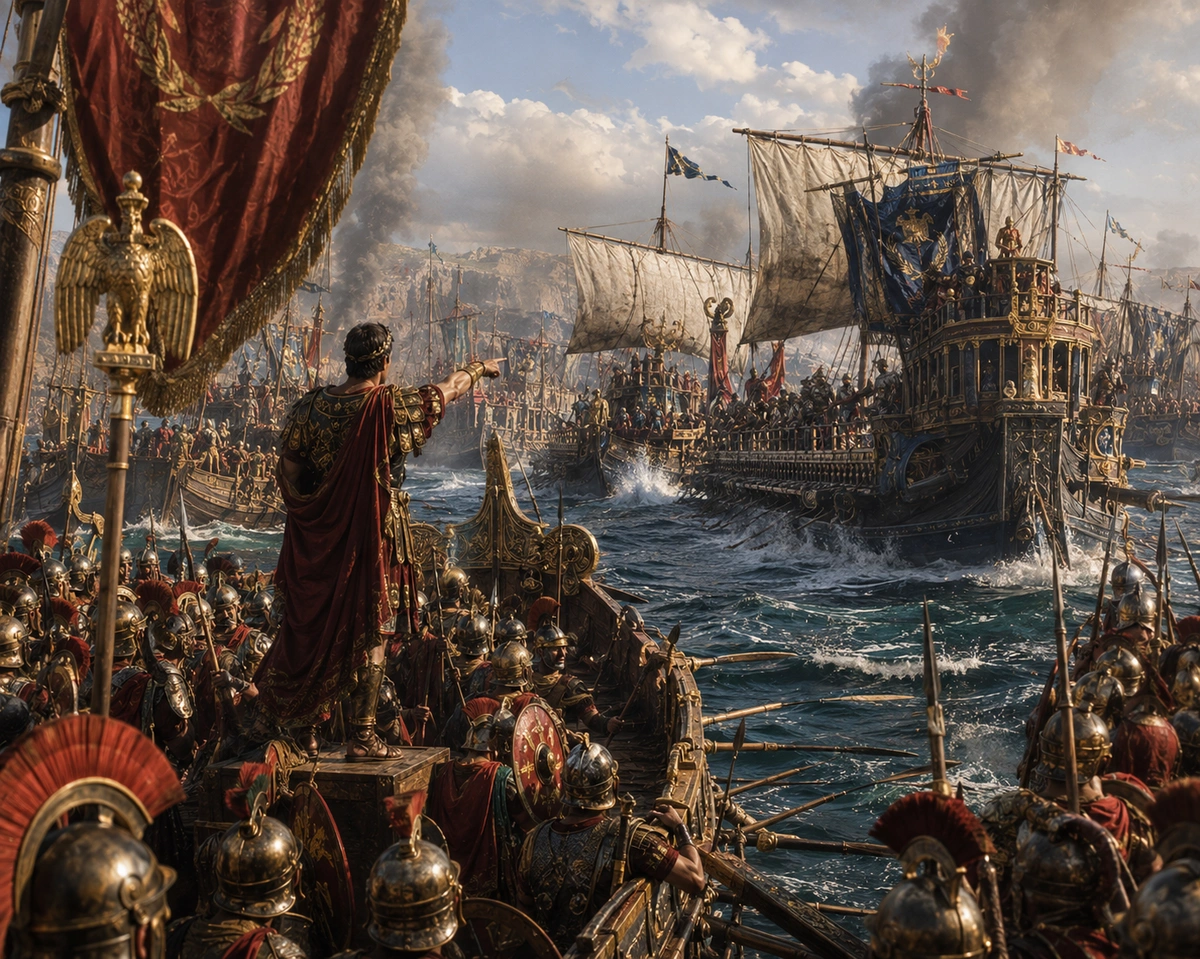 The Battle of Actium: How Octavian Outwaited Mark Antony and Inherited ...